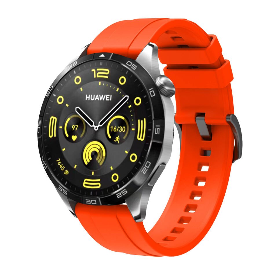 Huawei Watch Gt3 Se/Ultimate/Buds 46mm - 22mm Yumuşak Sport Jel Silikon Kordon (krd-95) Mavi Açık