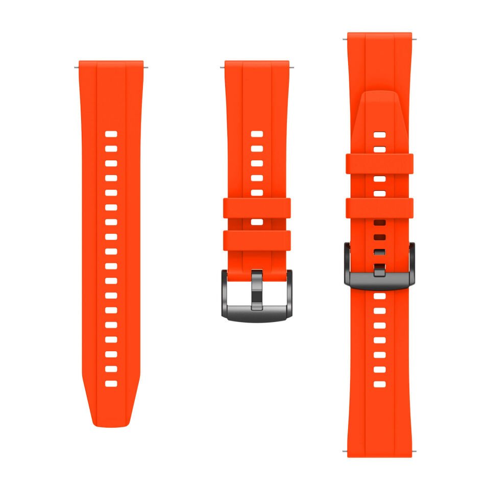 Huawei Watch Gt3 Se/Ultimate/Buds 46mm - 22mm Yumuşak Sport Jel Silikon Kordon (krd-95) Starlight