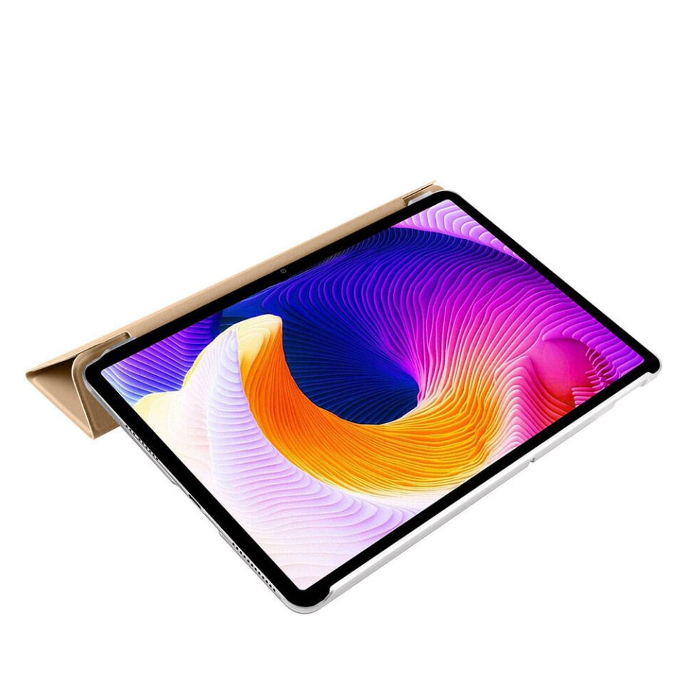Xiaomi Redmi Pad SE 11'' Kılıf Arkası Silikon Pu Deri 360 Korumalı Tasarım (SC.) Lacivert
