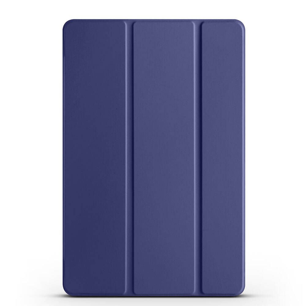 Xiaomi Redmi Pad SE 11'' Kılıf Arkası Silikon Pu Deri 360 Korumalı Tasarım (SC.) Lacivert