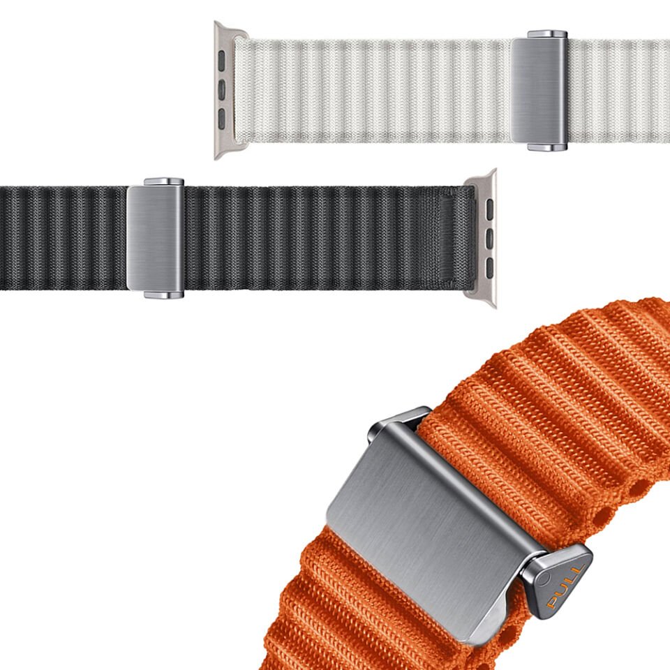 Apple Watch 42mm HEPTEKİLETİŞİM KRD-123 Naylon Kumaş Hasır Örgülü Kordon