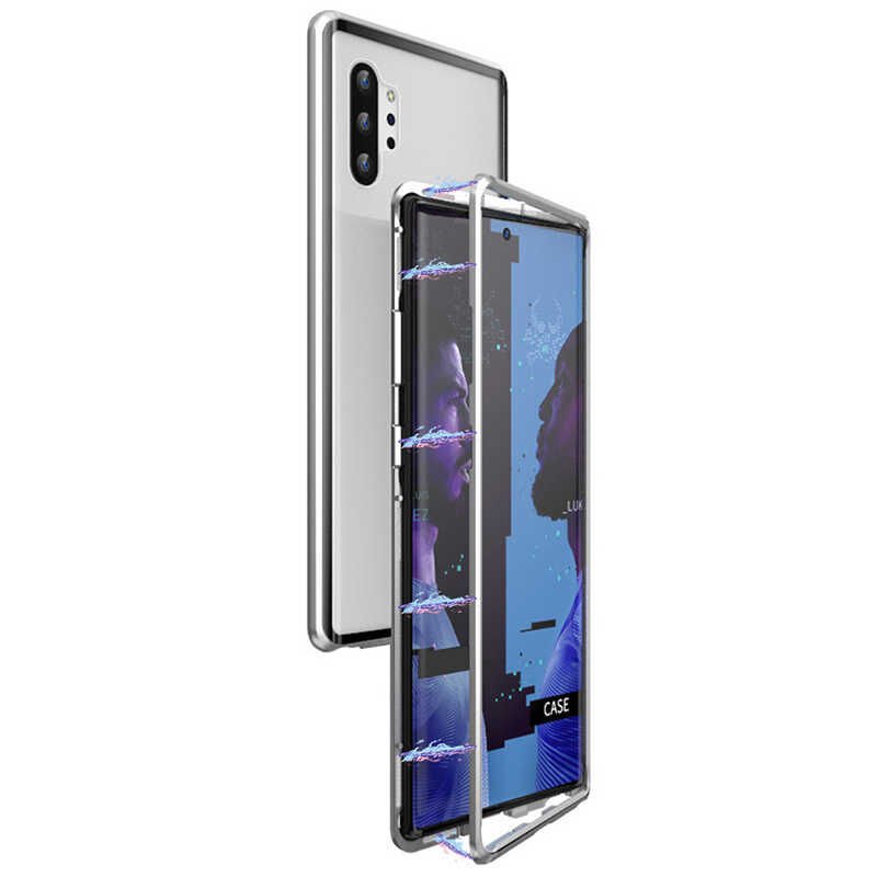 Samsung Galaxy Note 10 Plus Kılıf HEPTEKİLETİŞİM Devrim Mıknatıslı Cam Kapak