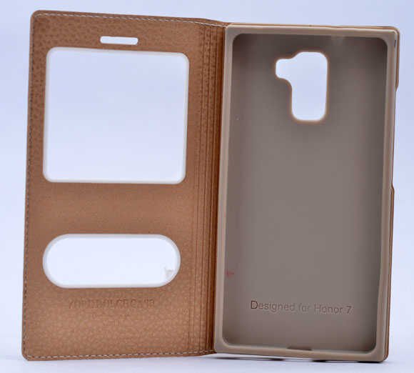Huawei Honor 7 Kapaklı Kılıf Mıknatıslı 360 Tam Korumalı (DOLCE) Lacivert
