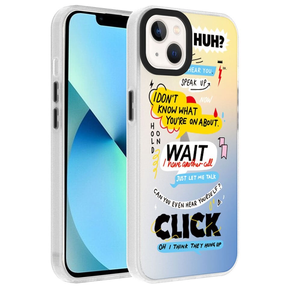 Apple iPhone 14 Kılıf Desenli HEPTEKİLETİŞİM Dragon Sert Kapak