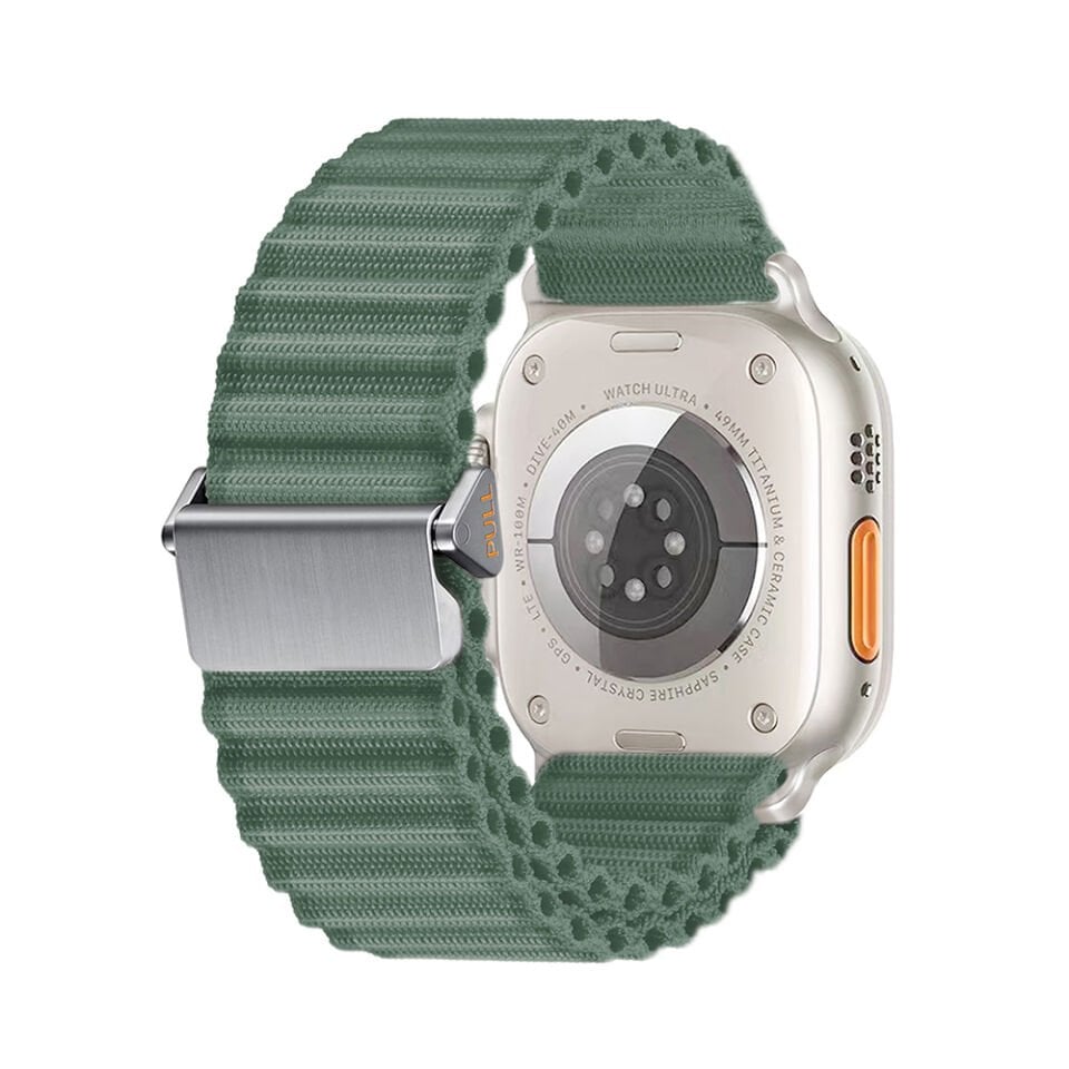 Apple Watch 44mm HEPTEKİLETİŞİM KRD-123 Naylon Kumaş Hasır Örgülü Kordon