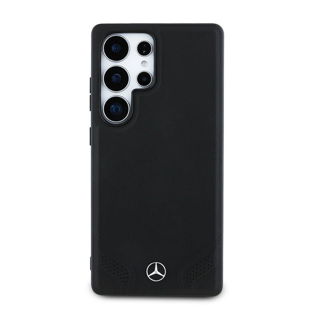 Galaxy S25 Ultra Kılıf Mercedes Benz Orjinal Lisanslı Magsafe Şarj Özellikli Deri Dizayn Sade Kapak