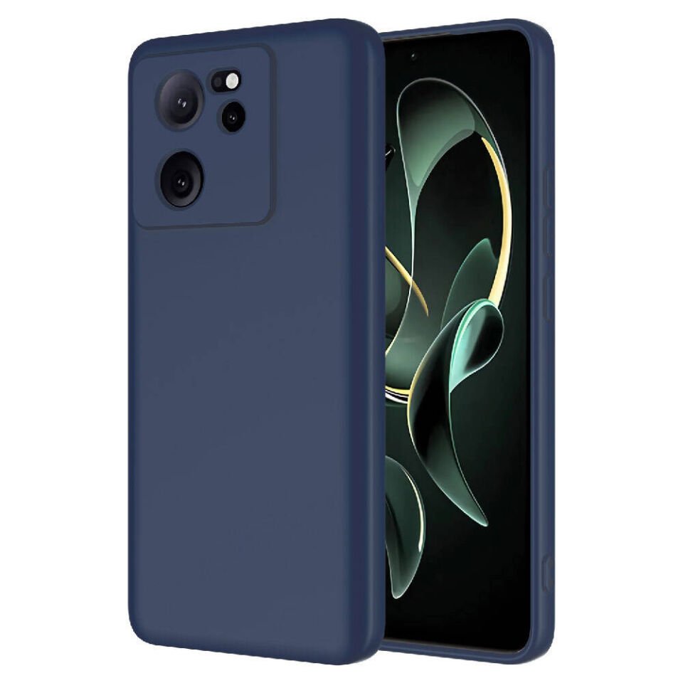 Xiaomi Mi 13T Pro Kılıf Kadife İç Yüzey Yumuşak Dokulu Kamera Korumalı Kapak (MARA) Koyu Mor