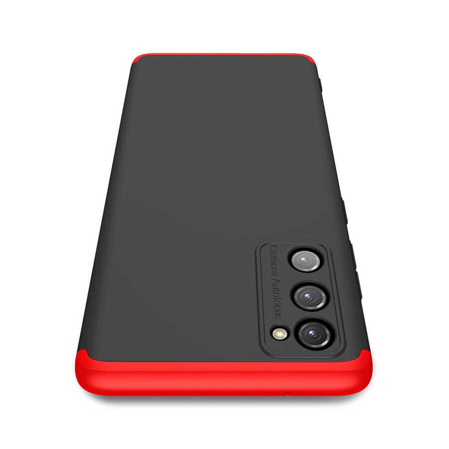 Samsung Galaxy S20 FE Kılıf 360 Tam Koruma Ön Ve Arka Sert Mika Kapak Orjinal Ays Gkk Kapak Rose Gold