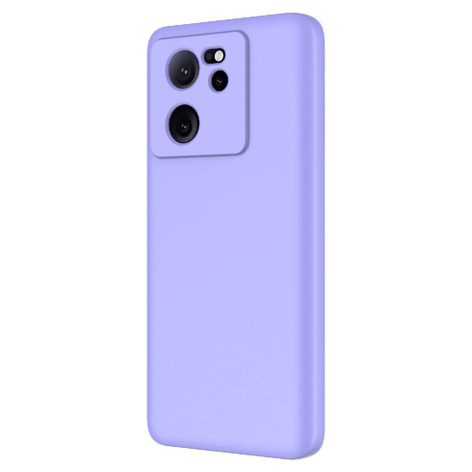 Xiaomi Mi 13T Pro Kılıf Kadife İç Yüzey Yumuşak Dokulu Kamera Korumalı Kapak (MARA) Pembe