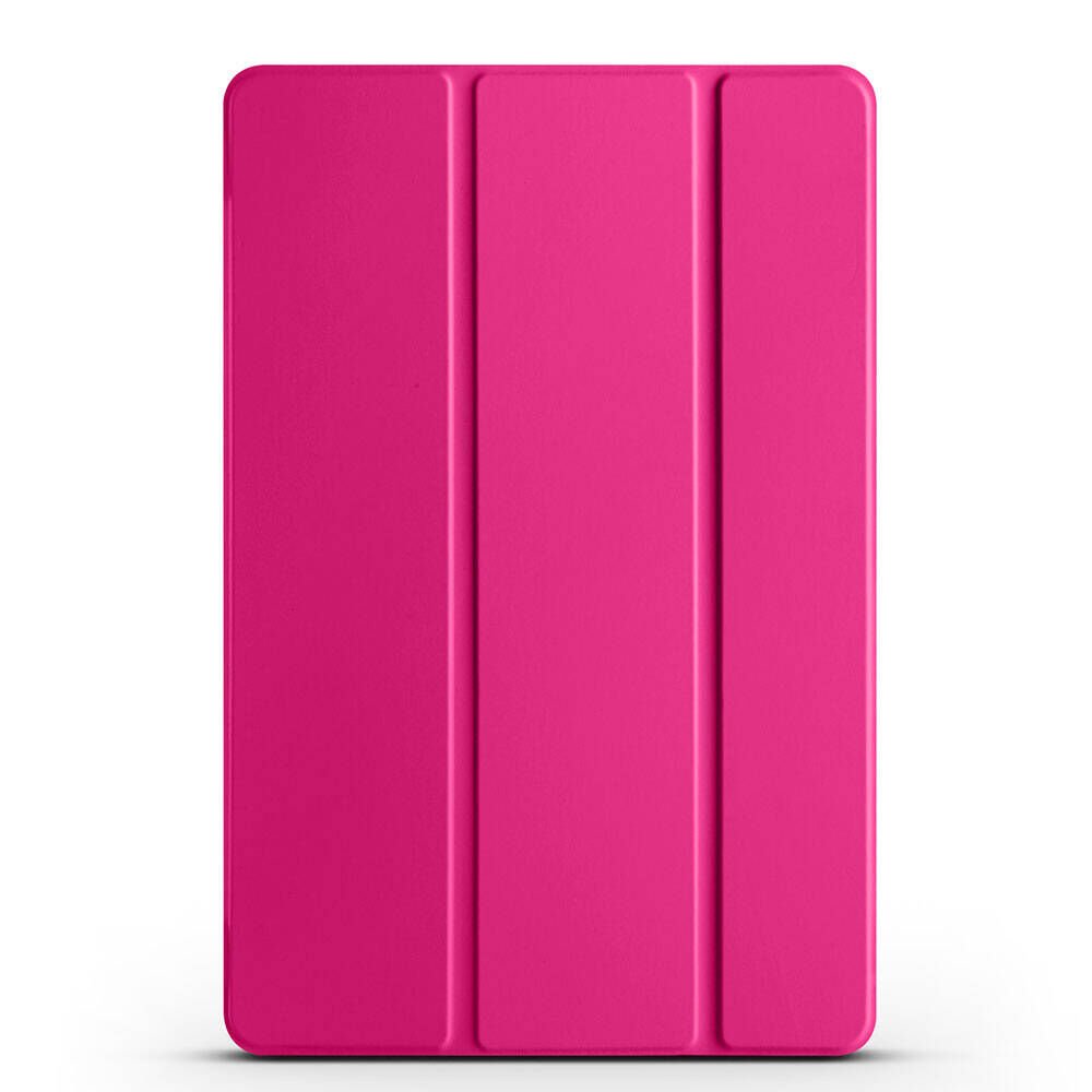 Xiaomi Redmi Pad SE 11'' Kılıf Arkası Silikon Pu Deri 360 Korumalı Tasarım (SC.) Pembe