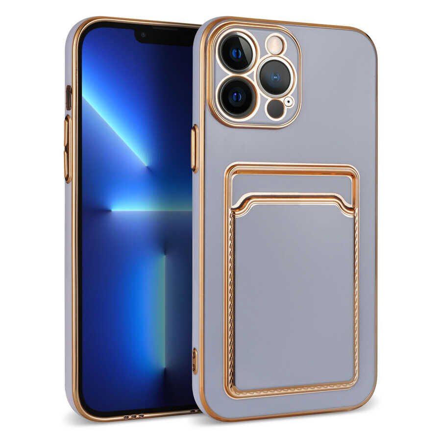 Apple iPhone 12 Pro Kılıf HEPTEKİLETİŞİM Bark Kartlıklı Kapak