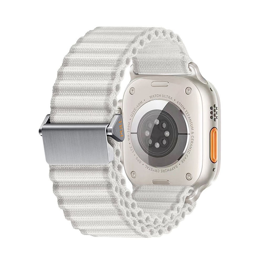 Apple Watch Ultra 49mm HEPTEKİLETİŞİM KRD-123 Naylon Kumaş Hasır Örgülü Kordon