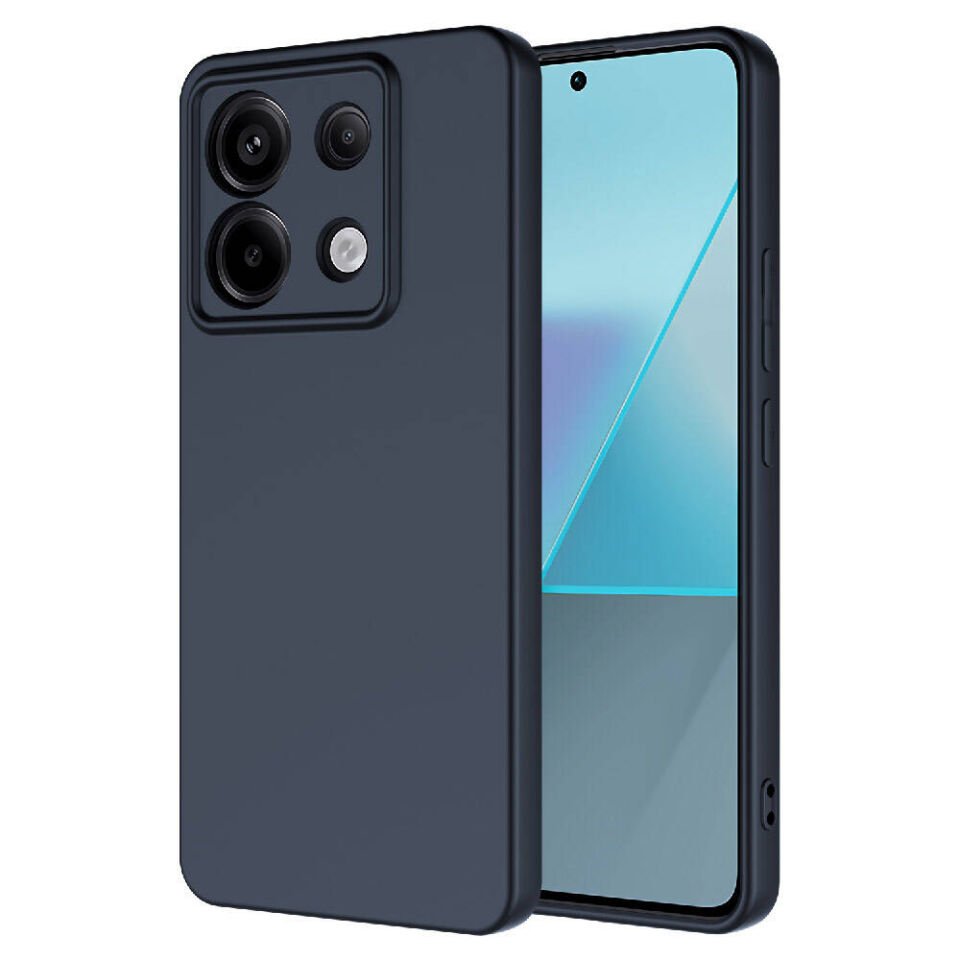 Xiaomi Redmi Note 13 Pro 5G Kılıf Kadife İç Yüzey Yumuşak Dokulu Kamera Korumalı Kapak (MARA) Siyah