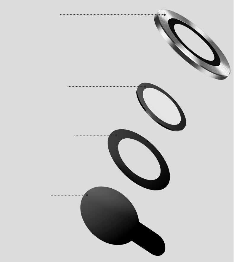 Apple iPhone 13 Pro HEPTEKİLETİŞİM CL-07 Kamera Lens Koruyucu
