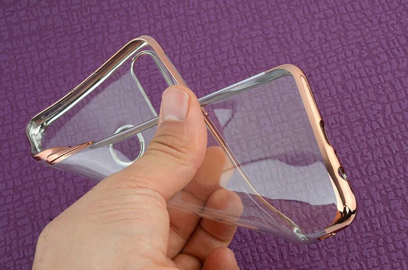 Samsung Galaxy A20S Kılıf HEPTEKİLETİŞİM Dört Köşeli Lazer Silikon Kapak