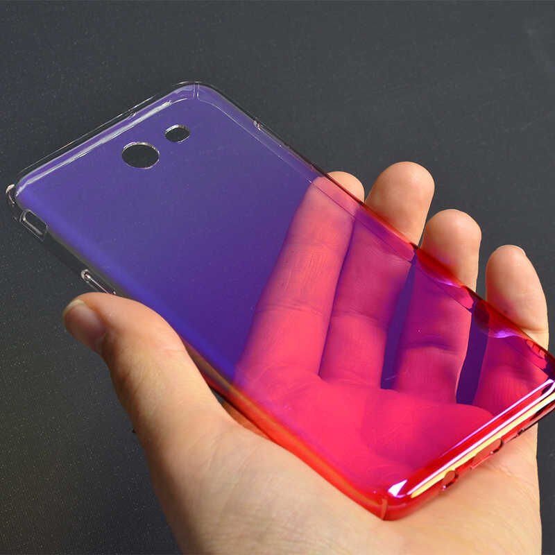 Samsung Galaxy J7 2017 Kılıf HEPTEKİLETİŞİM Renkli Transparan Kapak