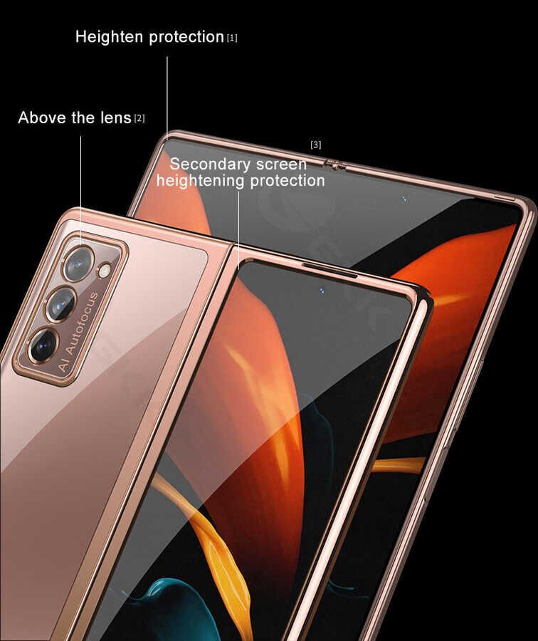 Galaxy Z Fold 2 Kılıf HEPTEKİLETİŞİM Kıpta Kapak