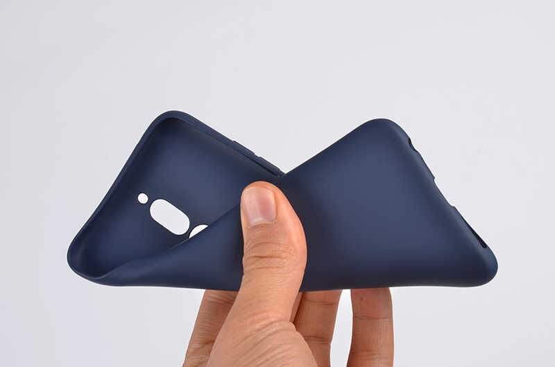 Xiaomi Redmi 8 Kılıf Yumuşak Dokulu Soft Esnek İnce Mat Renkli Silikon Kapak (PREMİER) Gold