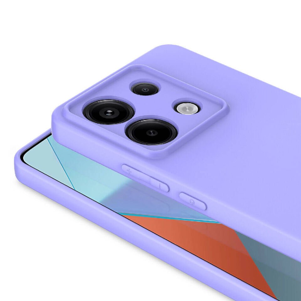 Xiaomi Redmi Note 13 Pro 5G Kılıf Kadife İç Yüzey Yumuşak Dokulu Kamera Korumalı Kapak (MARA) Lacivert
