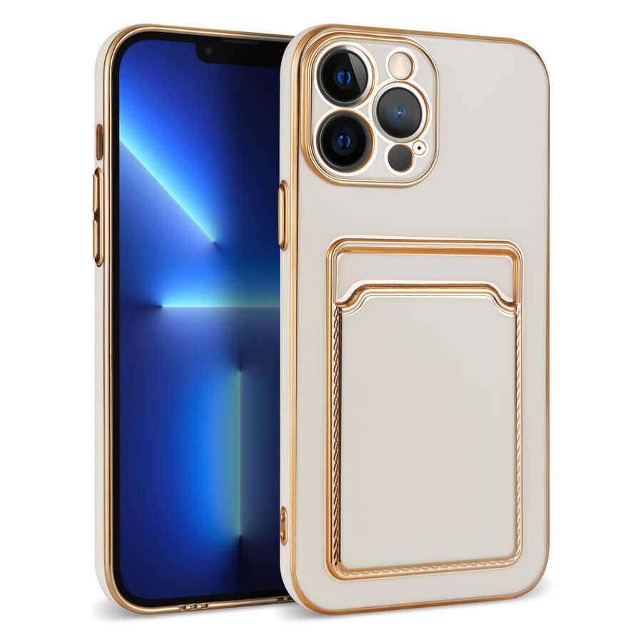 Apple iPhone 13 Pro Kılıf HEPTEKİLETİŞİM Bark Kartlıklı Kapak