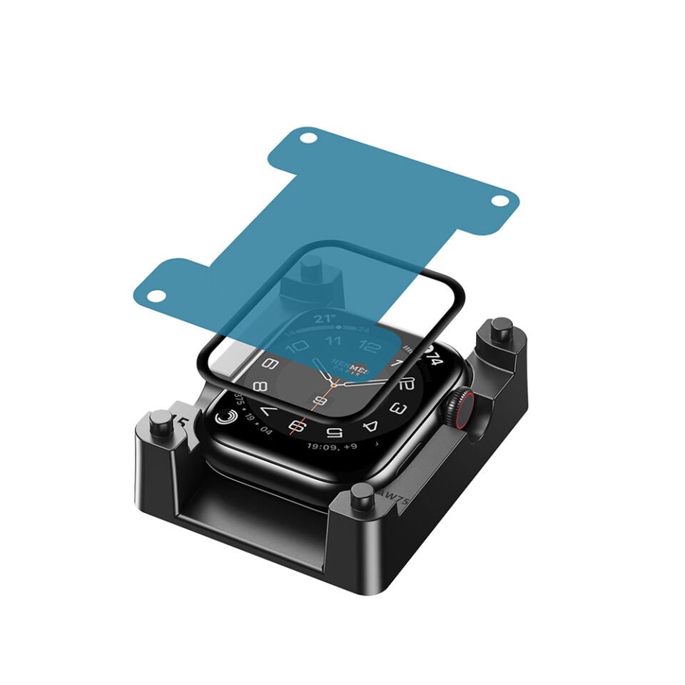 Apple Watch 10 42mm Wiwu JD-107 Easy Install Serisi HD Ekran Koruyucu Film + Kolay Uygulama Aparatı