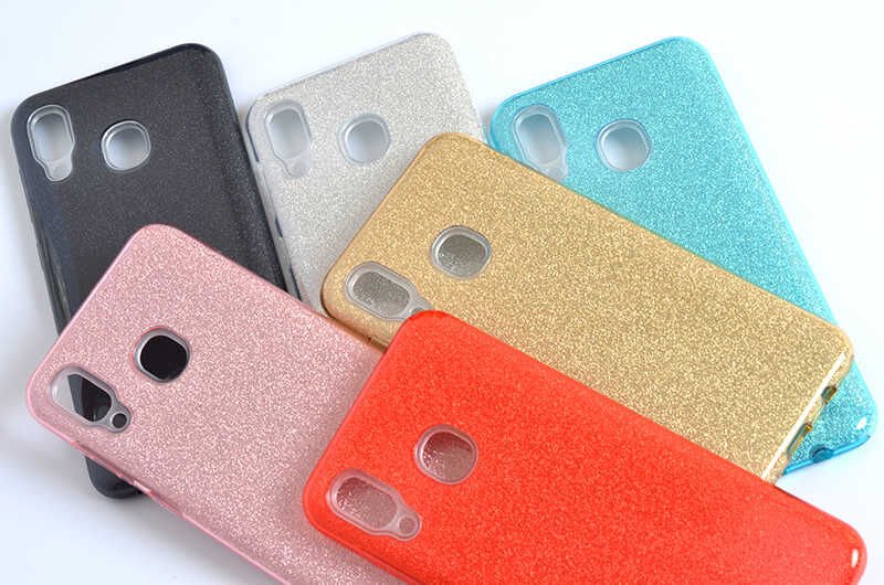 Samsung Galaxy A20 Kılıf HEPTEKİLETİŞİM Shining Silikon