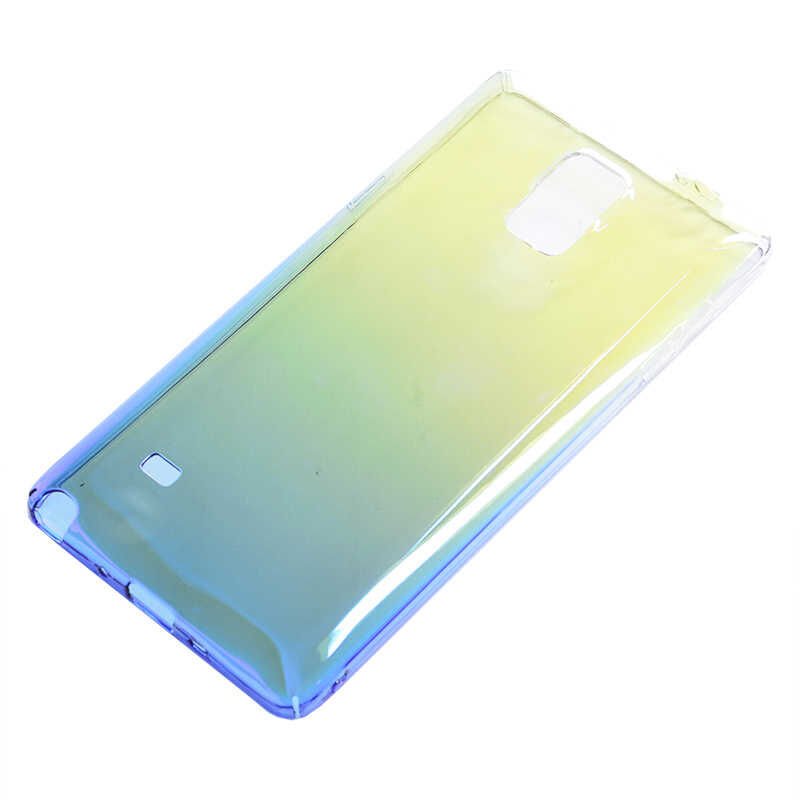 Samsung Galaxy Note 4 Kılıf HEPTEKİLETİŞİM Renkli Transparan Kapak