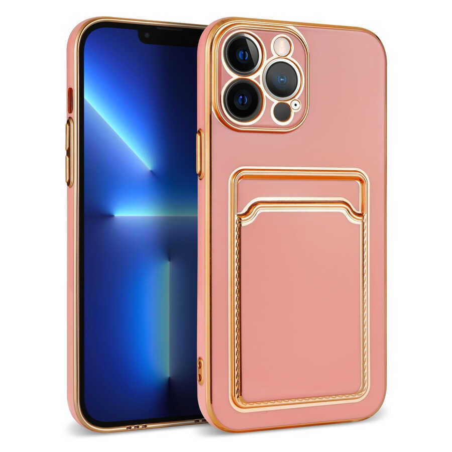 Apple iPhone 13 Pro Max Kılıf HEPTEKİLETİŞİM Bark Kartlıklı Kapak