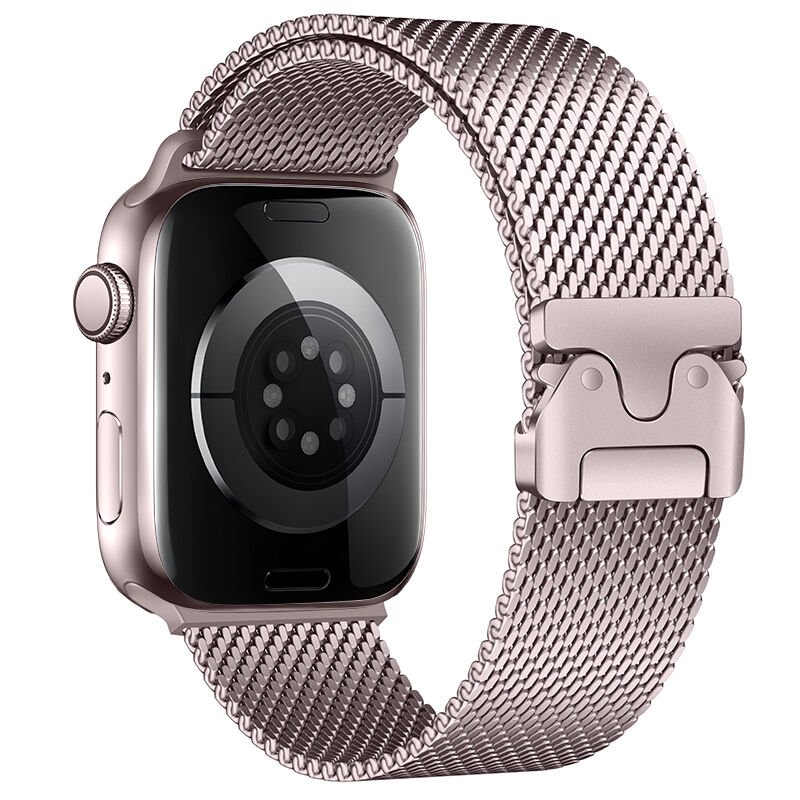 Apple Watch 7 41mm HEPTEKİLETİŞİM KRD-121 Metal Hasır Kordon