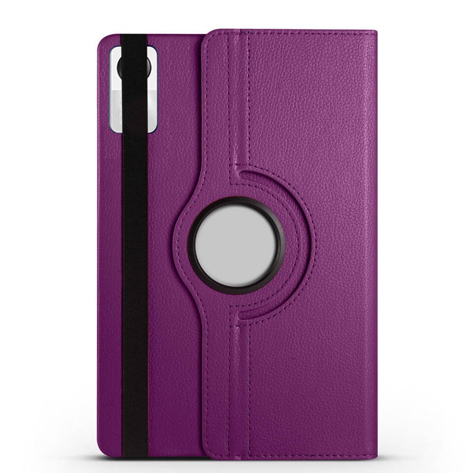 Xiaomi Redmi Pad SE Kılıf Dönebilen Standlı 360 Tam Korumalı Tablet KIlıf (D-T) Mavi