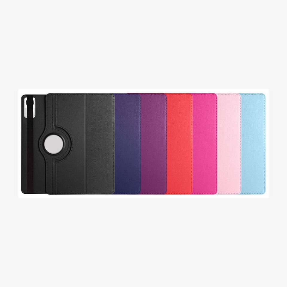 Xiaomi Redmi Pad SE Kılıf Dönebilen Standlı 360 Tam Korumalı Tablet KIlıf (D-T) Mavi