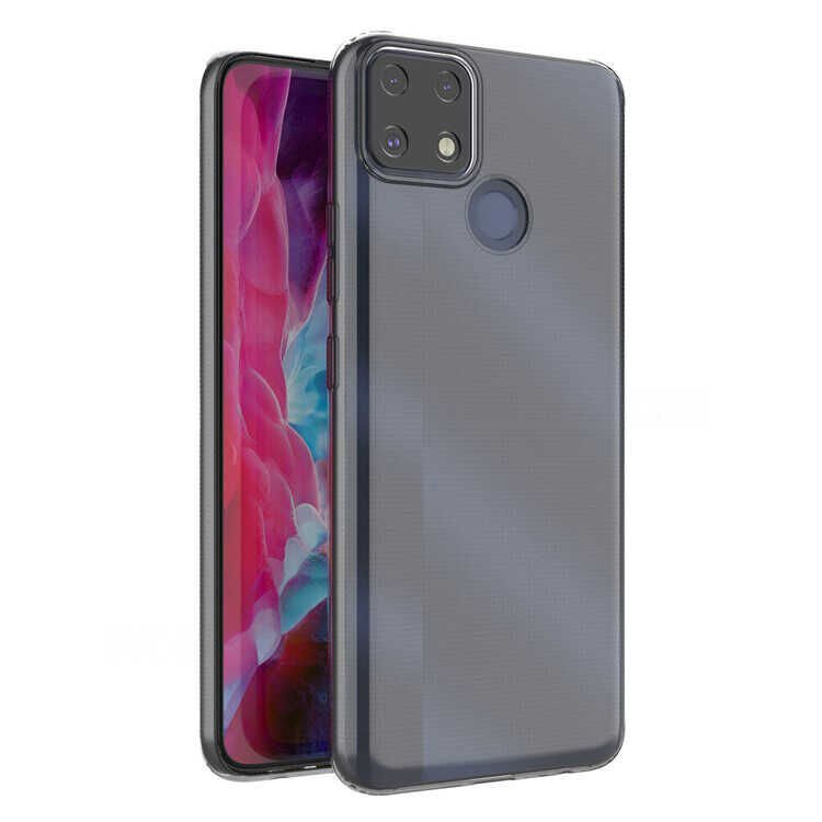 Realme C25 Kılıf HEPTEKİLETİŞİM Kamera Korumalı Süper Silikon Kapak