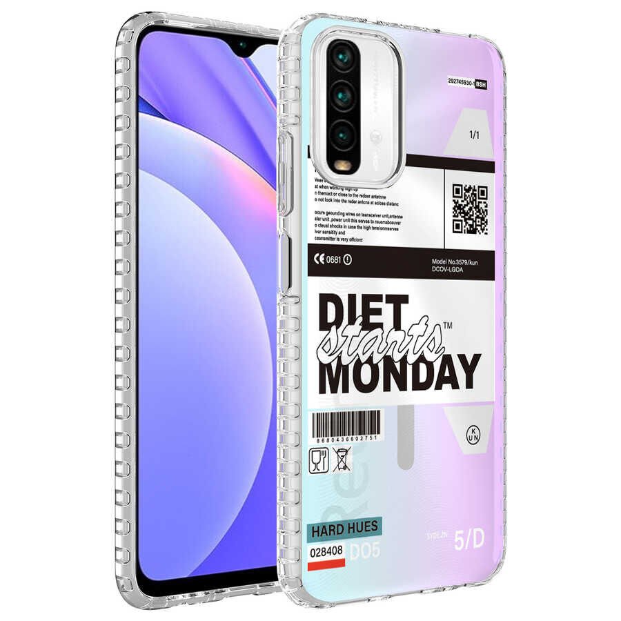 Xiaomi Redmi Note 10 Kılıf Kamera Çıkıntılı Airbag Kenarlı Darbe Emici Desenli Kapak (ELEGANS) NO5