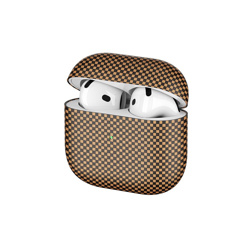 Apple Airpods 4 HEPTEKİLETİŞİM Airbag 43 600D Karbon Fiber Kulaklık Kılıfı