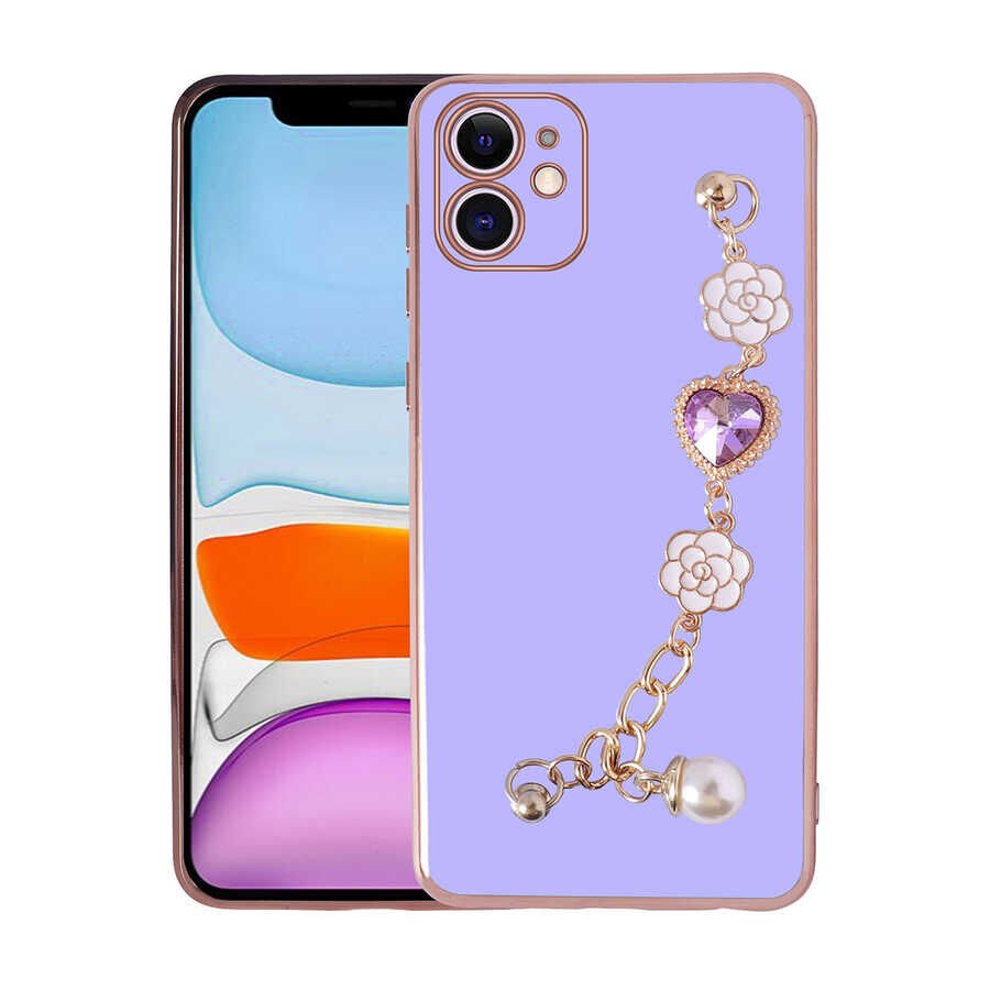 Apple iPhone 11 Kılıf El Tutamaçlı Kamera Korumalı HEPTEKİLETİŞİM Taka Silikon Kapak