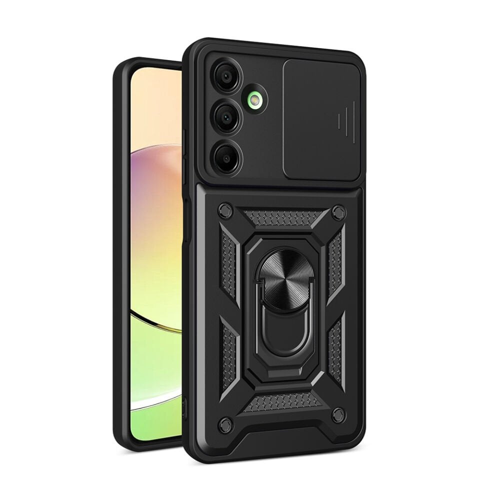 Samsung Galaxy A16 Kılıf Magnetik Standlı Kamera Korumalı HEPTEKİLETİŞİM Sürgülü Vega Kapak