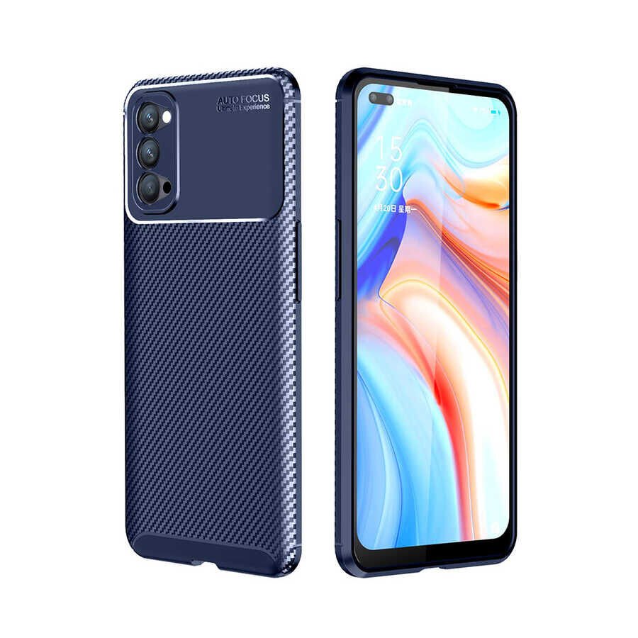 Oppo Reno 4 Kılıf HEPTEKİLETİŞİM Negro Silikon Kapak