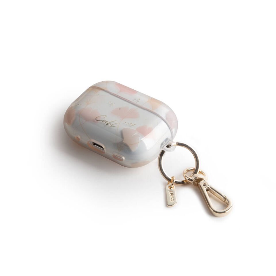Apple Airpods Pro 2 - (2.Nesil) Kılıf Çayır Çiçeği Desenli Coehl Meadow Kapak Pembe