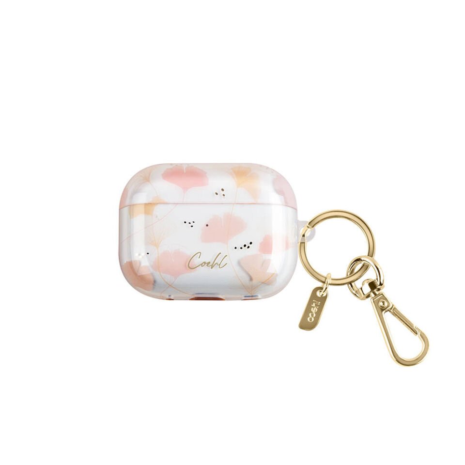 Apple Airpods Pro 2 - (2.Nesil) Kılıf Çayır Çiçeği Desenli Coehl Meadow Kapak Pembe