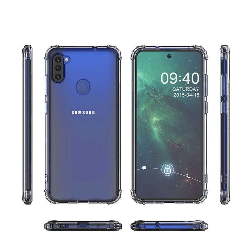 Galaxy A11 Kılıf HEPTEKİLETİŞİM Nitro Anti Shock Silikon