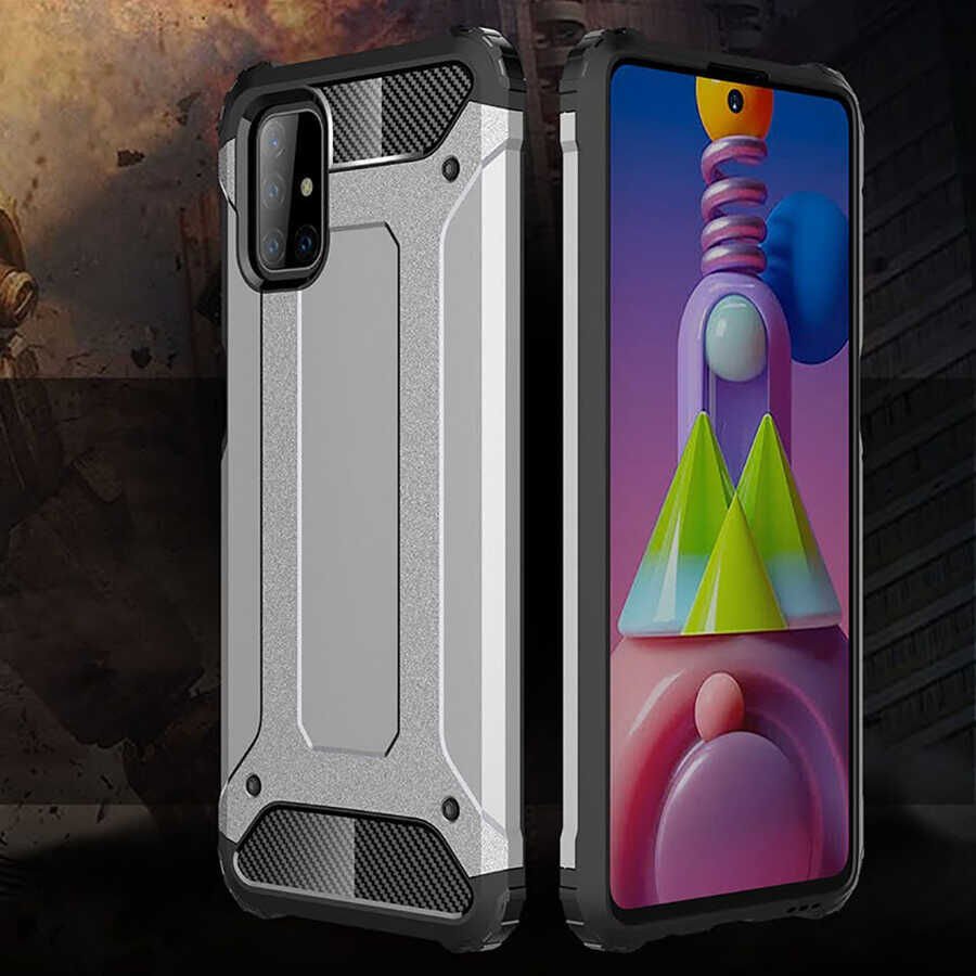 Galaxy M51 Kılıf HEPTEKİLETİŞİM Crash Silikon Kapak