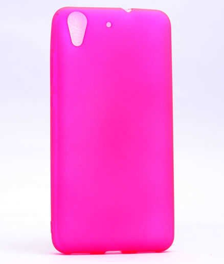 Huawei Honor Y6 II Kılıf Yumuşak Dokulu Soft Esnek İnce Mat Renkli Silikon Kapak (PREMİER) Pembe