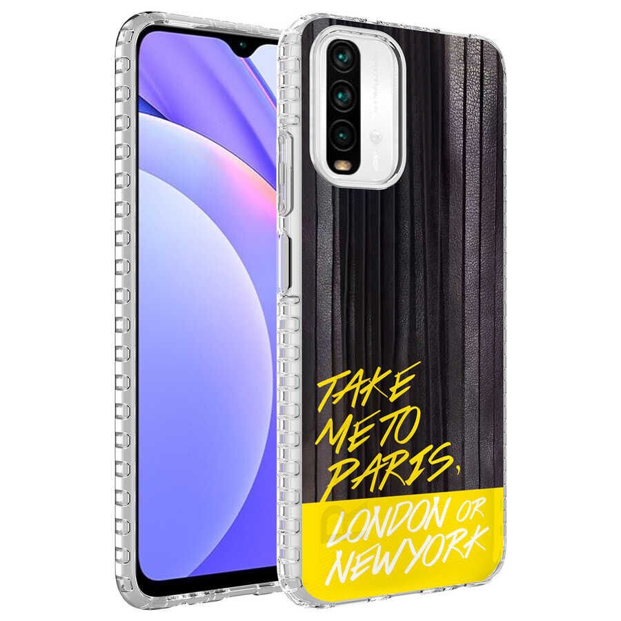 Xiaomi Redmi Note 10S Kılıf Kamera Çıkıntılı Airbag Kenarlı Darbe Emici Desenli Kapak (ELEGANS) NO3