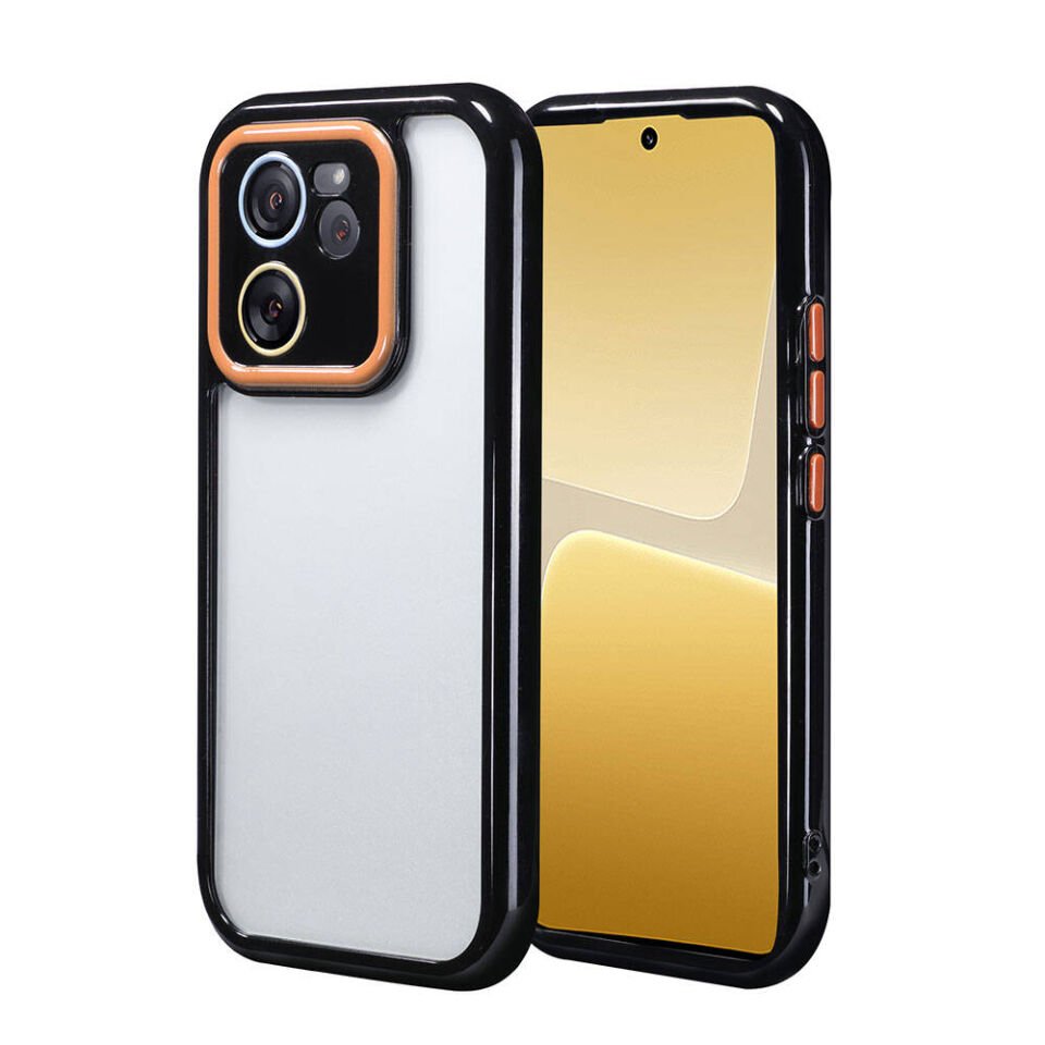 Xiaomi Mi 13T Kılıf Kamera Korumalı Renkli Kenar ve Çerçeve Tasarımlı HEPTEKİLETİŞİM Vitamin Kapak