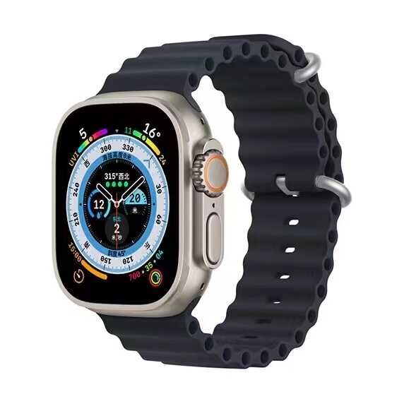 Apple Watch 7 45mm HEPTEKİLETİŞİM KRD-75 Silikon Kordon
