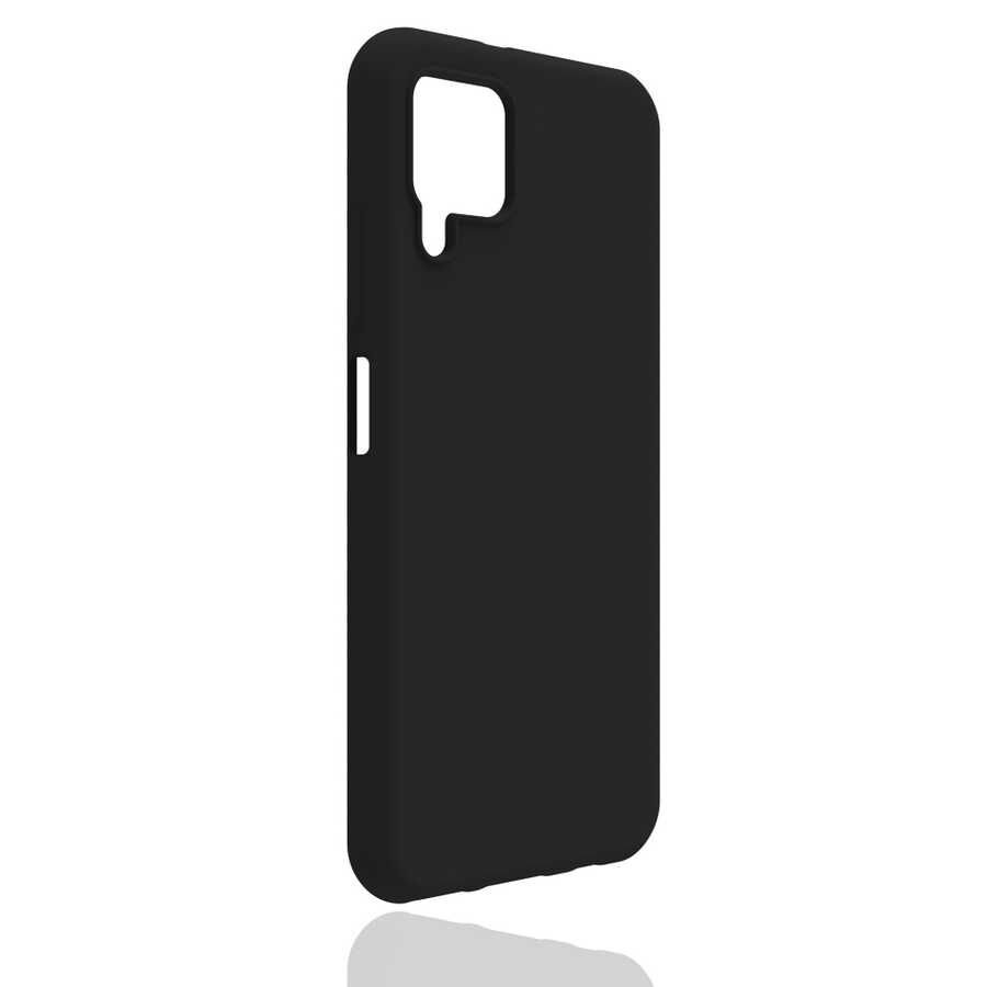 Huawei P40 Lite Kılıf Kamera Korumalı Esnek Renkli Silikon Kapak (Biye) Siyah