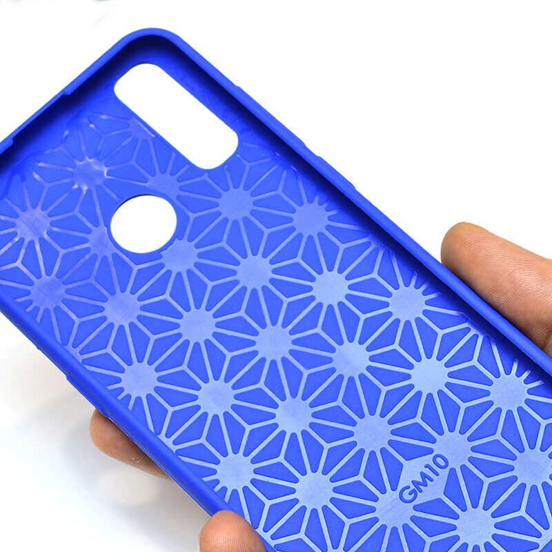 General Mobile 10 Kılıf Kamera Korumalı Esnek Renkli Silikon Kapak (Biye) Kırmızı