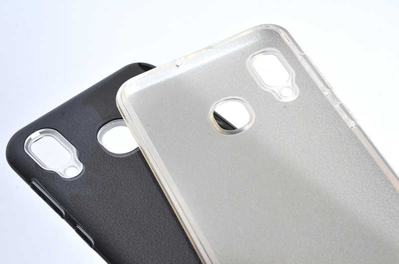 Huawei Y7 Prime 2019 Kılıf Renkli Parıltılı Simli Işıltılı Silikon Kapak (SHİNİNG) Kırmızı