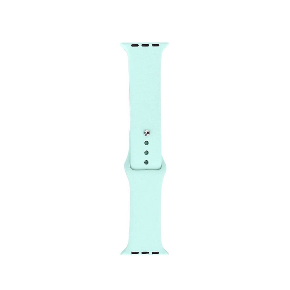 Apple Watch 2/3/4/5/6/7/8/9/se/nike 38mm 40mm 41mm Silikon Kordon Tasarım (band klasik) Emerald Green