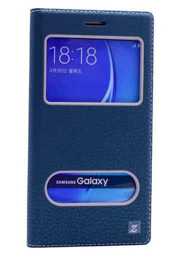 Samsung Galaxy J2 Prime Kapaklı Kılıf Mıknatıslı 360 Tam Korumalı (DOLCE) Lacivert
